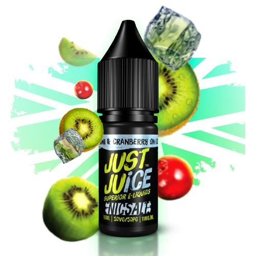 Kiwi & Cranberry On Ice | Nic Salt 10ml | Just Juice