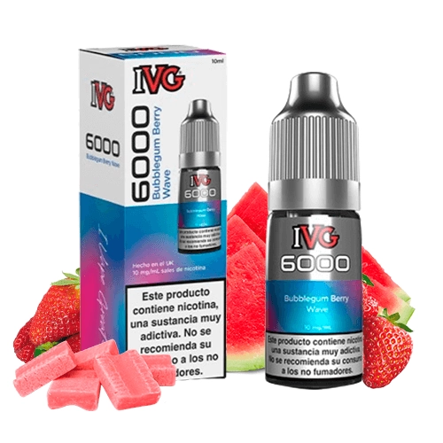 Bubblegum Berry Wave 10ml | 6000 Salt | IVG